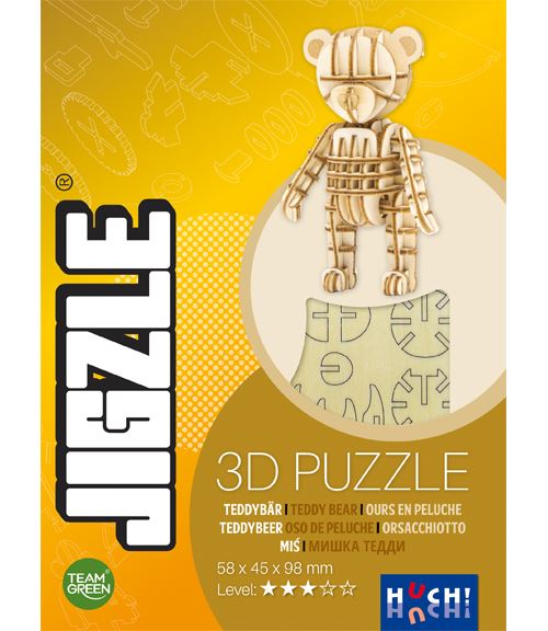 Puzzle 3D Atalia Jeux Jigzle Ours en peluche