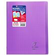 Cahier de 96 pages Seyès Clairefontaine Koverbook 24 x 32 cm Violet