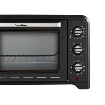 reconditionne MOULINEX Four Chaleur tournante 19L Optimo 19l CT6 modes de cuisson Noir