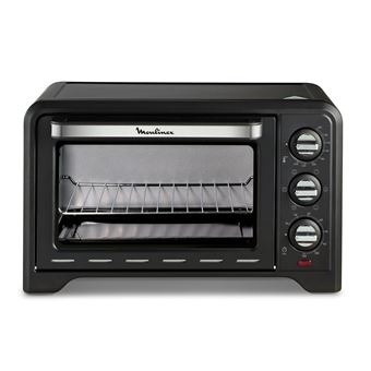 reconditionne MOULINEX Four Chaleur tournante 19L Optimo 19l CT6 modes de cuisson Noir