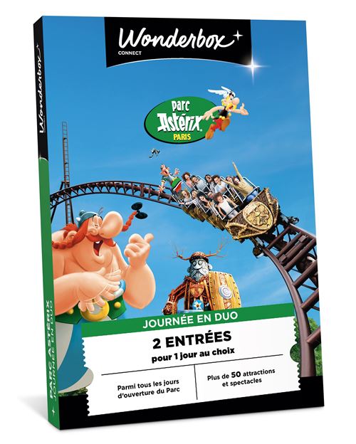 Coffret cadeau Tick’nBox 2 entrées pour 1 journée au Parc Astérix
