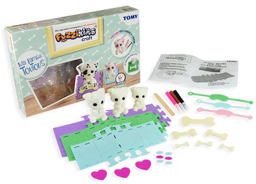 Playset Tomy Fuzzikins Ma famille toutous
