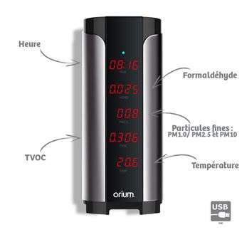 Mesureur de qualité de l'air intérieur Orium Quaelis 30
