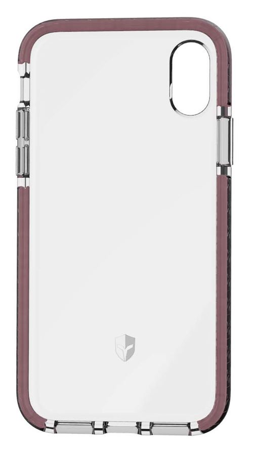 Coque Force Case New Life Rose transparent pour iPhone X