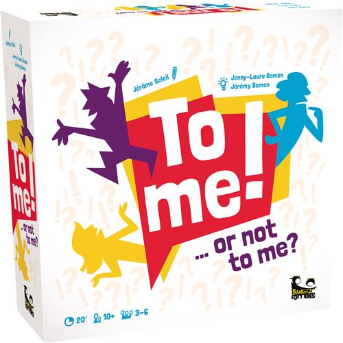 Bankiiiz Editions Multicolore Jeu D'ambiance To Me !