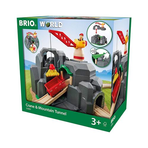 Brio World 33889 Plateforme grue et tunnels multifonctions