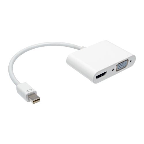 Adaptateur On Earz Mobile Gear Mini DisplayPort vers HDMI+VGA pour Mac blanc
