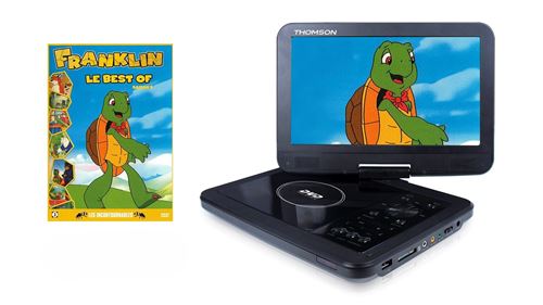 Combiné Lecteur Dvd Thomson Thp370Pk Noir + Dvd Franklin Le Best Of