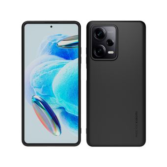 Coque arrière semi-rigide Made For Xiaomi pour Redmi Note 12 Pro+ 5G Noir