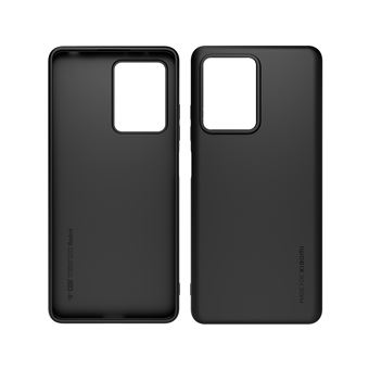 Coque arrière semi-rigide Made For Xiaomi pour Redmi Note 12 Pro+ 5G Noir