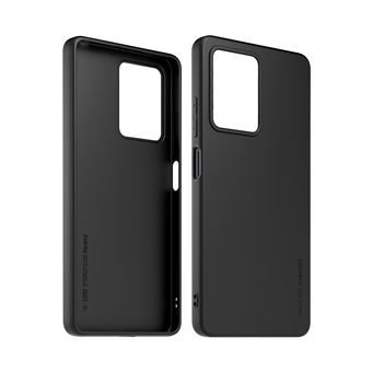 Coque arrière semi-rigide Made For Xiaomi pour Redmi Note 12 Pro+ 5G Noir