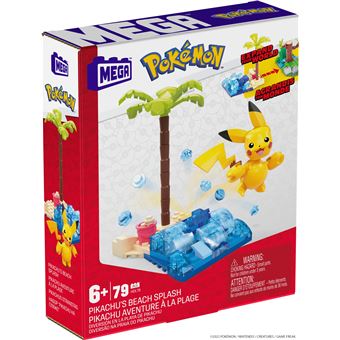 Jeu de construction Mega Construx Pikachu Aventure à la Plage