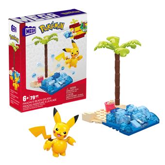 Jeu de construction Mega Construx Pikachu Aventure à la Plage