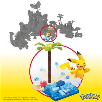 Jeu de construction Mega Construx Pikachu Aventure à la Plage