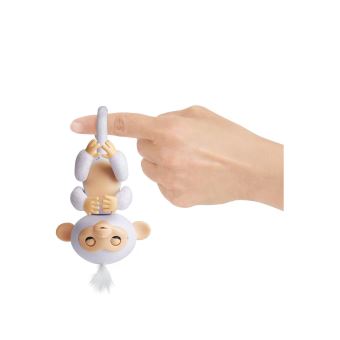 Fingerlings WowWee Bébé singe interactif Pailleté Blanc - Figurine pour  enfant - Achat & prix