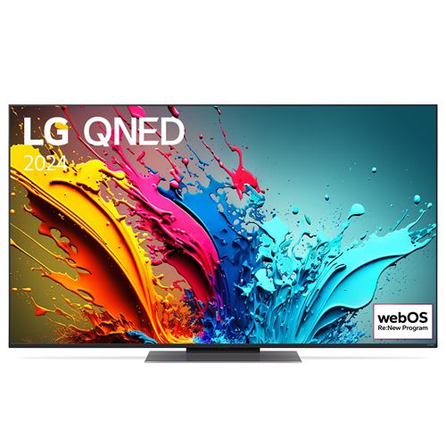TV Qned LG 55Qned87T 139 Cm 4K UHD Smart TV 2024 Noir Et Gris