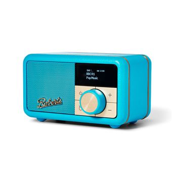 Radio portable sans fil Bluetooth Roberts Revival Petite Turquoise