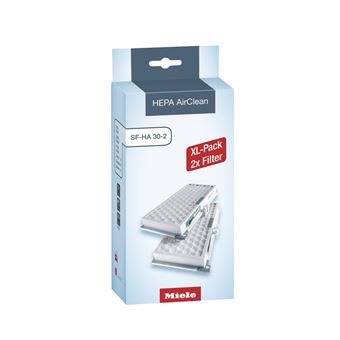 Pack de 2 filtres Hepa 13 SF HA 30-2 Miele Gris