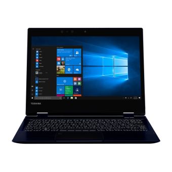 Toshiba Portégé X20W-E-11F - Draaibaar design - Core i5 7200U / 2.5 GHz - Win 10 Pro 64 bits - 8 GB RAM - 512 GB SSD - 12.5" aanraakscherm 1920 x 1080 (Full HD) - HD Graphics 620 - Wi-Fi, Bluetooth - mat zwart (toetsenbord), onyxblauw met haarlijn - met