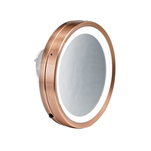 MIROIR VENTOUSE LUMINEUX DIA.15CM X 10