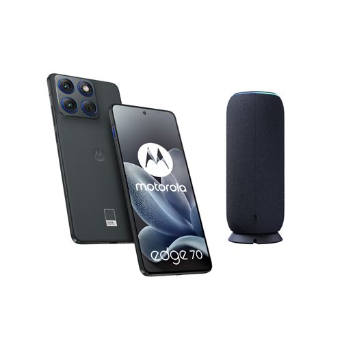 Pack Smartphone Motorola Edge70 6,67" 5G Double Sim 512Go Gris + Motorola Sound Flow