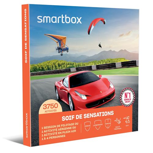 Coffret cadeau SmartBox Soif de sensations