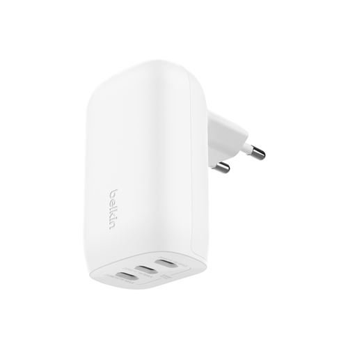 Chargeur secteur 3 ports USB-C® Belkin BoostCharge 67 W Blanc