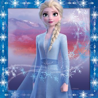 Puzzles 3 x 49 pièces Ravensburger Le voyage commence Disney Frozen La Reine des Neiges 2