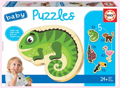 Puzzle enfant Educa Animaux tropicaux