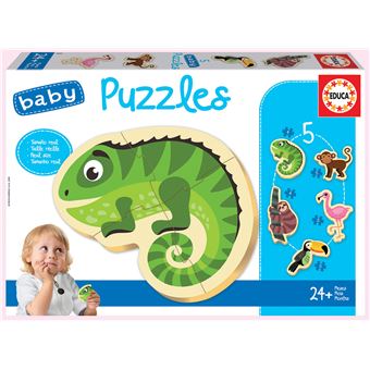 Puzzle enfant Educa Animaux tropicaux