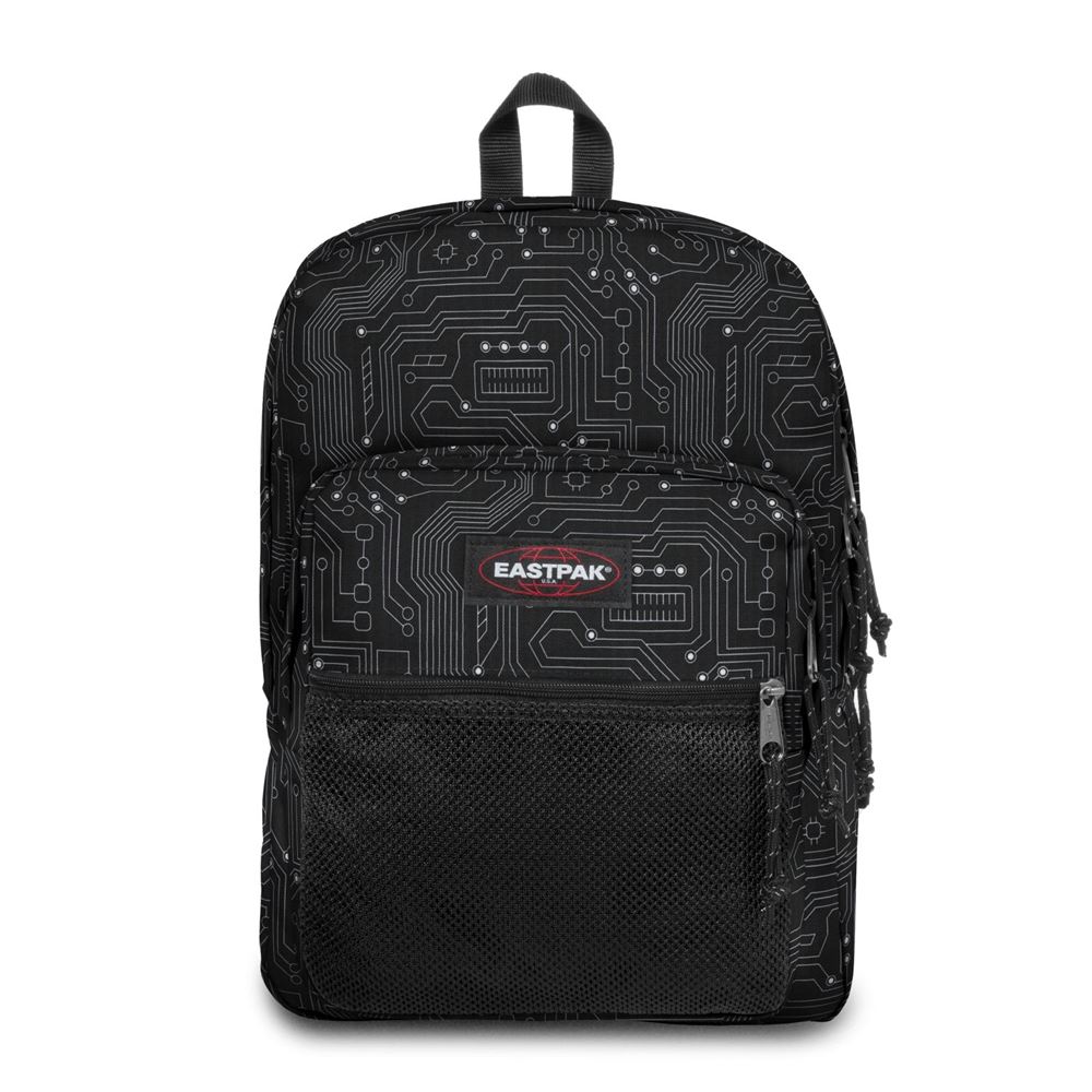 Sac à Dos EASTPAK Pinnacle 38L Noir + Trousse Benchmark - Nylon Résistant, Organisation Optimale
