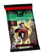 Pack de 7 cartes hybrides Nft à collectionner Dc Comics Chapter 3 Shazam Fury of The Gods Edition Limitée