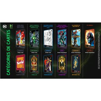 Pack de 7 cartes hybrides Nft à collectionner Dc Comics Chapter 3 Shazam Fury of The Gods Edition Limitée