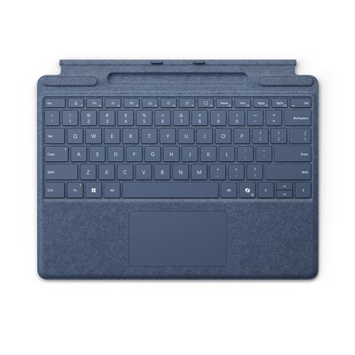 Clavier Microsoft Bleu Saphir pour Surface Pro 13 avec rangement pour stylet