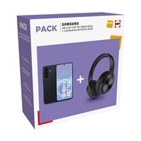 Pack Smartphone Samsung Galaxy A57 6,7" 5G Nano SIM 128 Go Bleu + Casque Bluetooth Noir