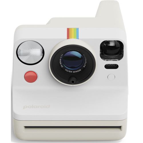 Appareil photo instantané Polaroid Now Génération 3 Blanc Galet