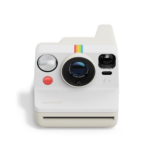 Appareil photo instantané Polaroid Now Génération 3 Blanc Galet