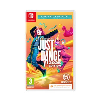 Just Dance 2025 Edition Limitée Exclusive Fnac Code in a box Nintendo Switch