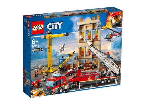 LEGO® City Action 60216 Les pompiers du centre-ville - Lego