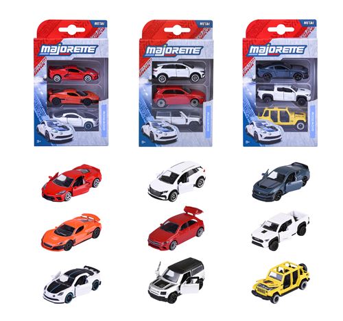 Coffret de 3 véhicules Majorette Premium Modèle aléatoire - vue 1