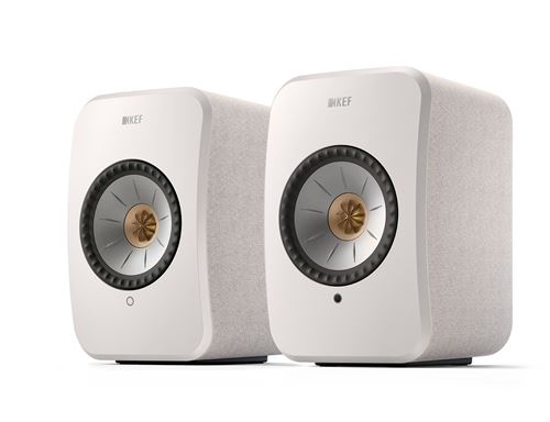 Enceinte connectée Hi-Fi KEF LSX 2 Blanc Coton vendues par paire