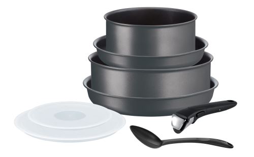 Batterie de cuisine Tefal Ingenio Performance 8 pièces Gris