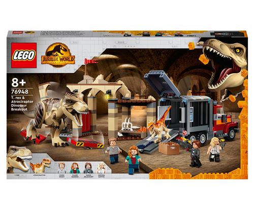 LEGO® Jurassic World™ 76948 L’évasion du T. rex et de l’Atrociraptor