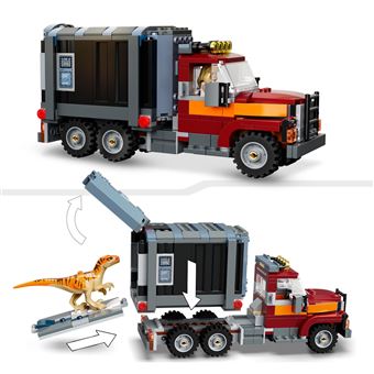 LEGO Jurassic World L'évasion du T. rex et de l'Atrociraptor 76948