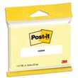 Sachet 1 bloc de 100 feuilles Post-It 7,6 x 12,7 cm Jaune