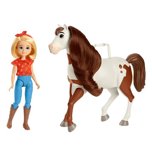 Poupée Spirit Abigaelle et son cheval Boomerang