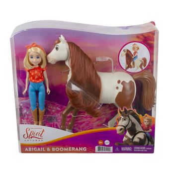 Poupée Spirit Abigaelle et son cheval Boomerang