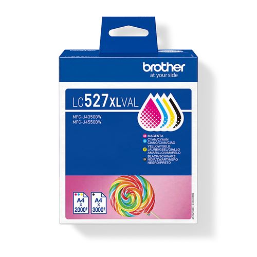 Pack de 4 Cartouches d encre Brother LC527XLVAL