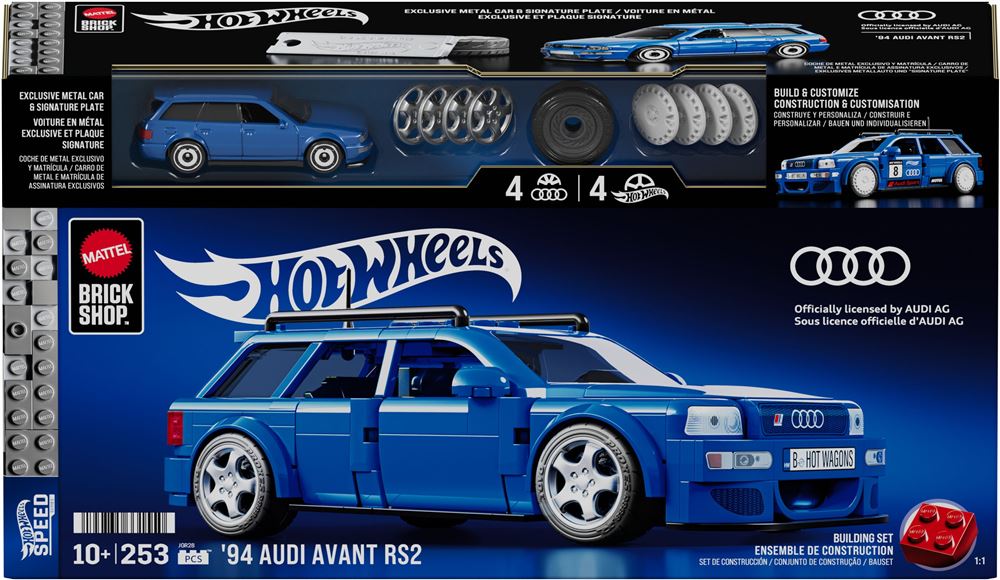 マテルブリックショップ Hot Wheels Audi Avant RS2 Mega Hot Wheels Konstruktionsset Audi RS2 - Anderes Bauspiel