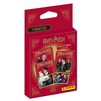 Blister de 7 pochettes Panini Le manuel du sorcier Harry Potter